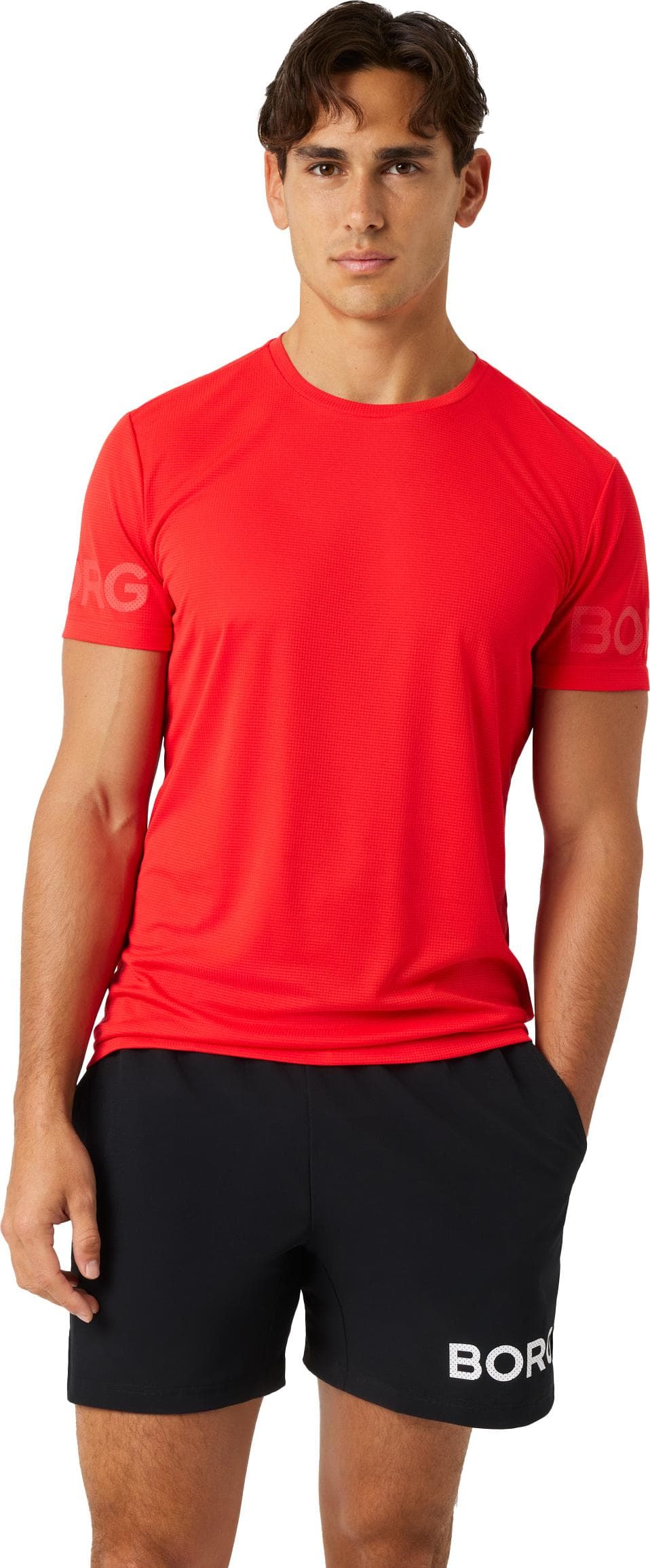 Björn Borg Björn Borg Men's Borg Light T-Shirt Flame Scarlet