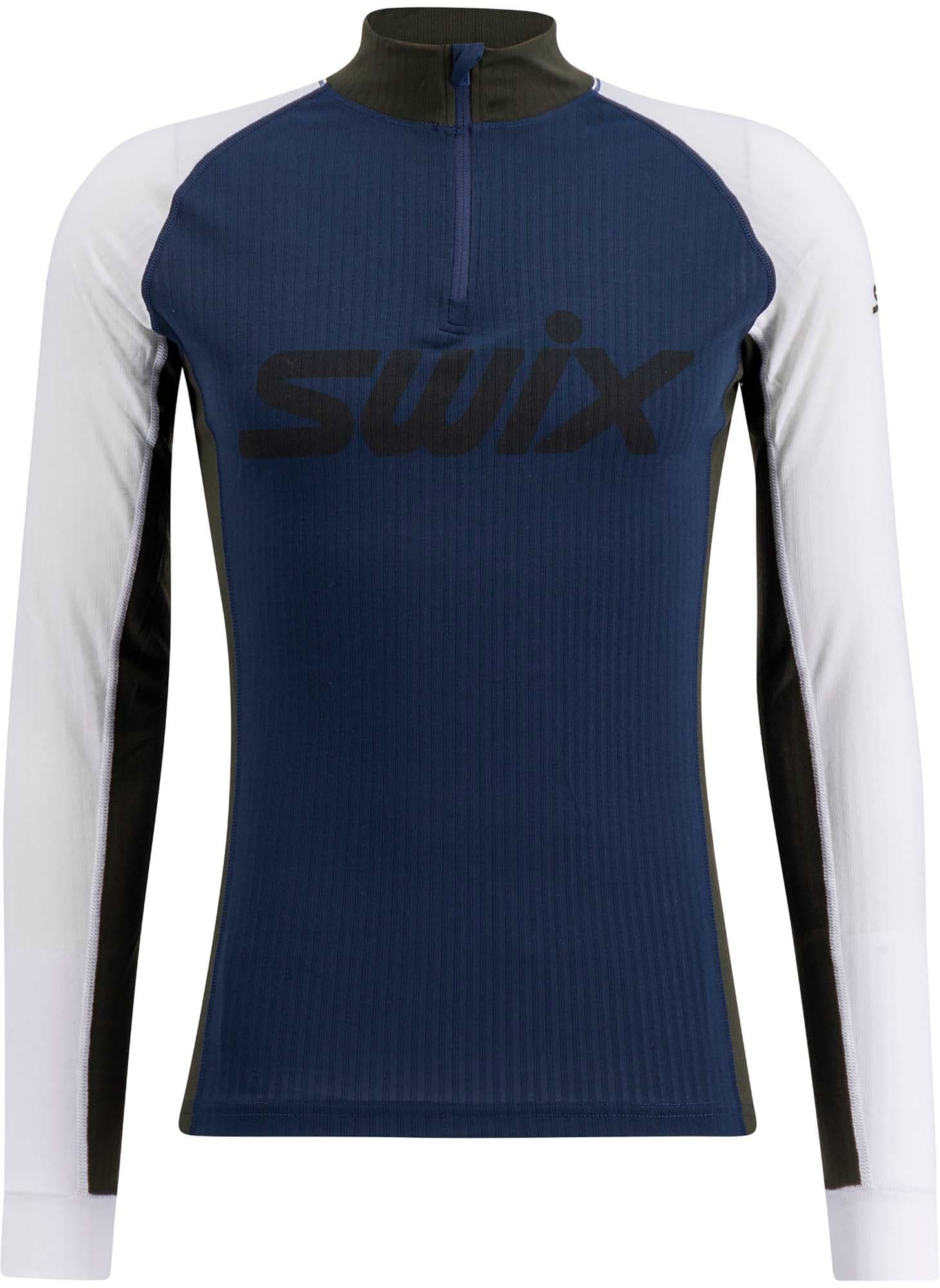 swix Swix Men's Racex Classic Half Zip Dark Navy/Bright White