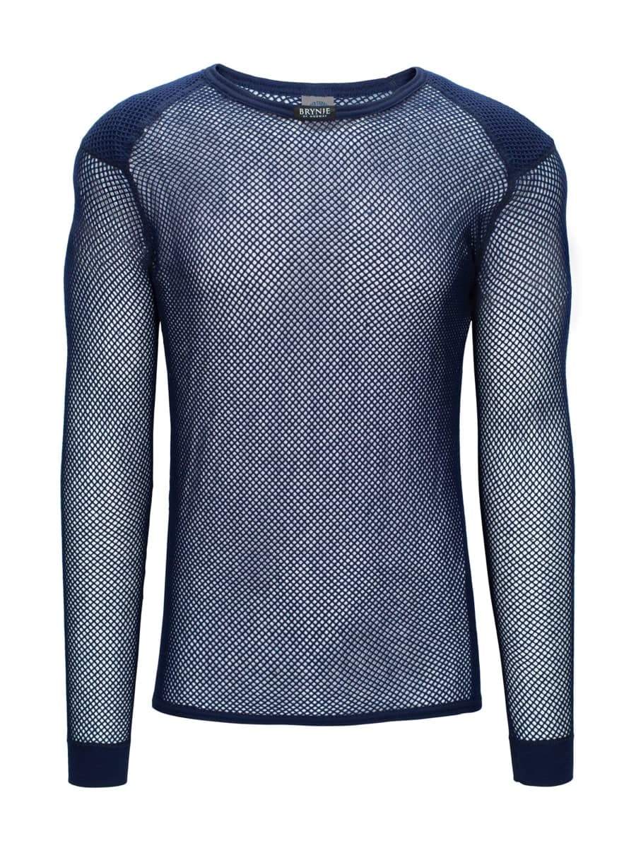 Brynje Brynje Unisex Super Thermo Shirt with Shoulder Inlay Navy