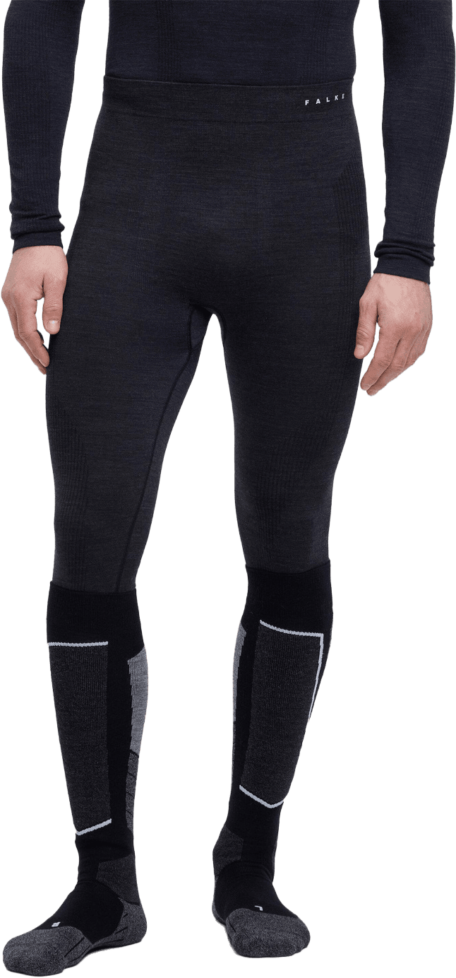 Falke Falke Men's Long Tights Wool-Tech Black