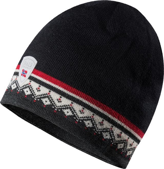 Dale of Norway Dale of Norway Moritz Hat Dark Charcoal Raspberry Offwhite