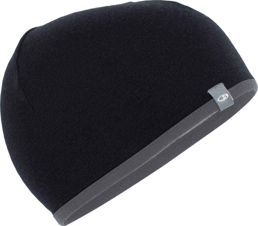 Icebreaker Icebreaker Unisex Pocket Hat Black/Gritstone Hthr