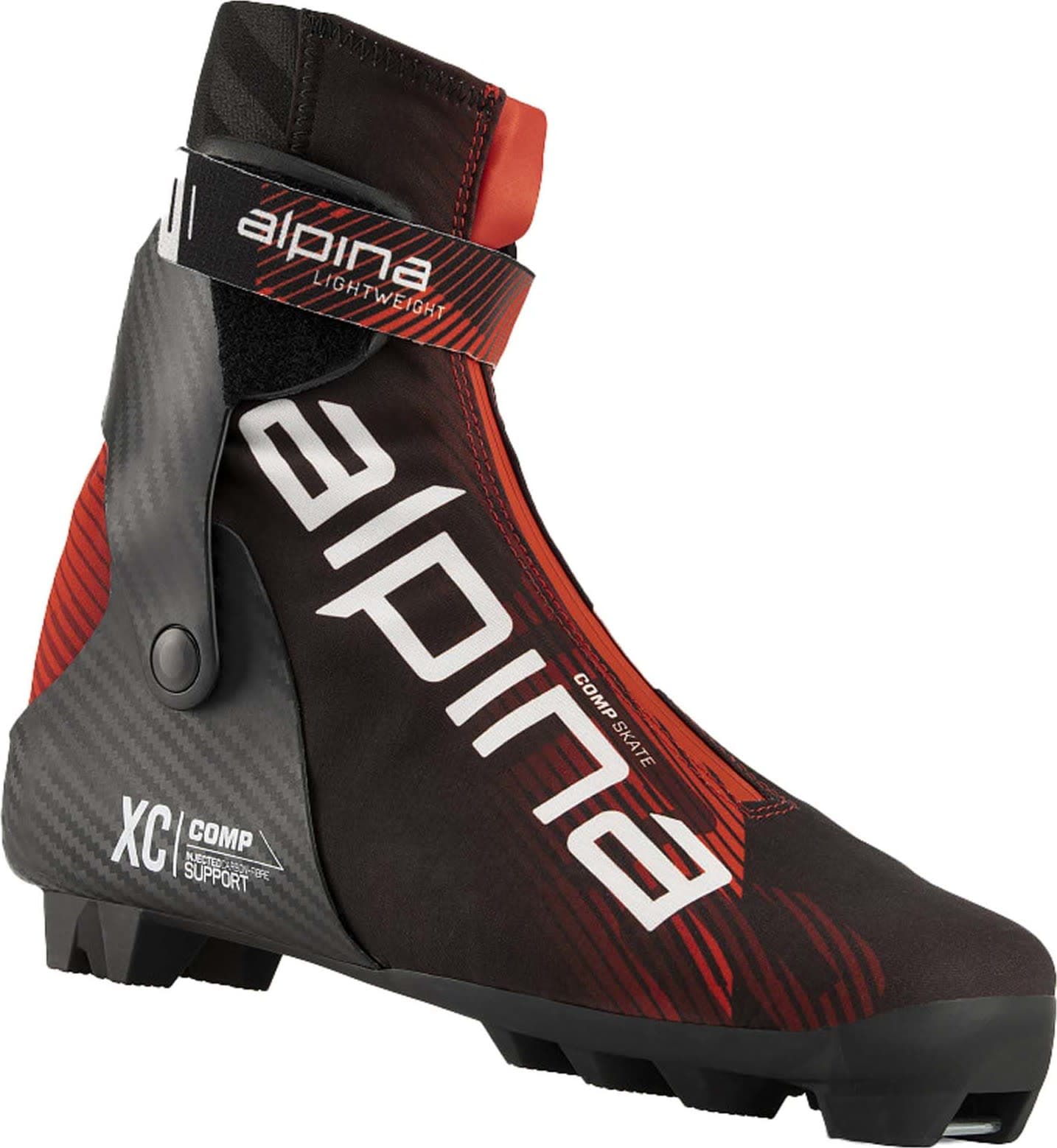 Alpina Alpina Unisex Comp Skate Black/Red