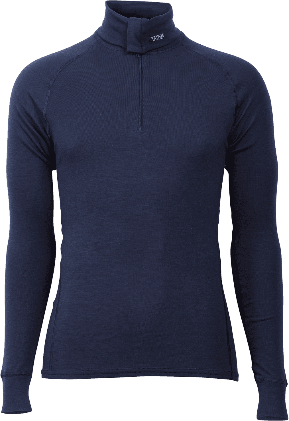 Brynje Brynje Unisex Classic Zip Polo Shirt Navy