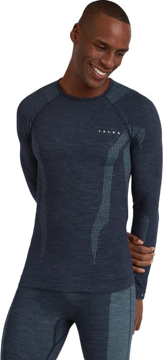 Falke Falke Men's Longsleeve Wool-Tech Space Blue
