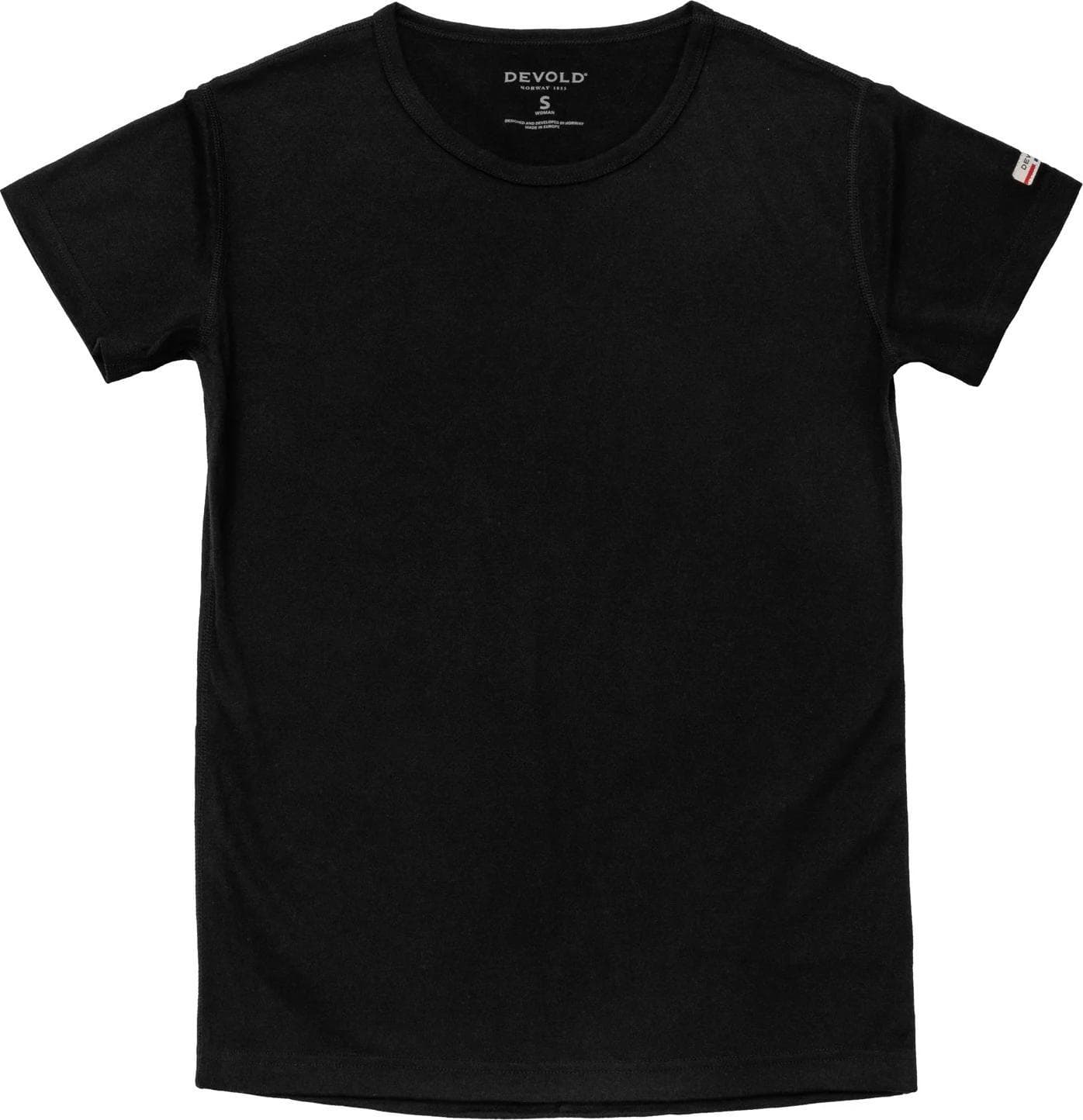 Devold of Norway Devold Women's Breeze Plus Merino 200 T-Shirt Black