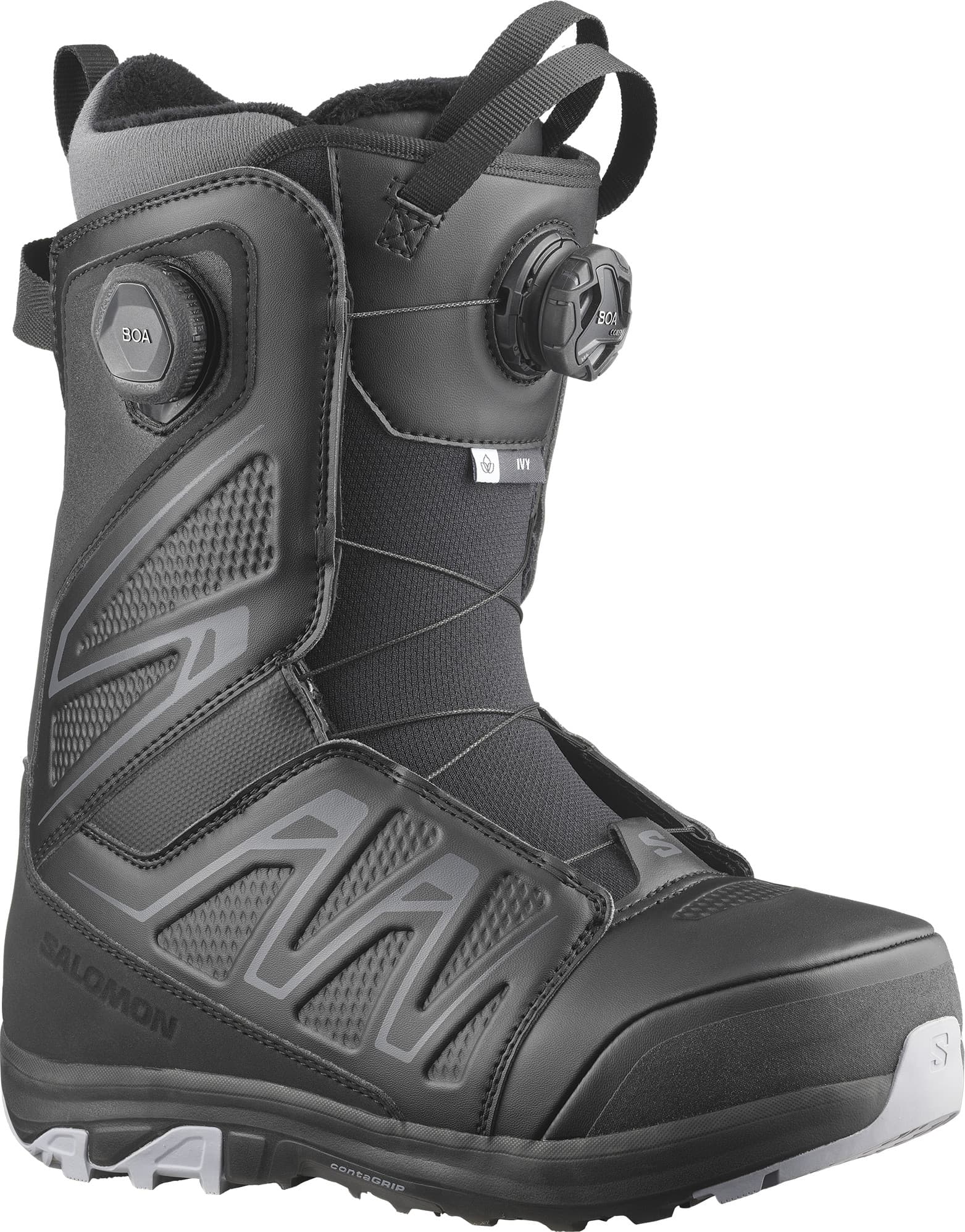 Salomon Salomon Women's Ivy BOA SJ BOA Black/Black/Lilac Gray