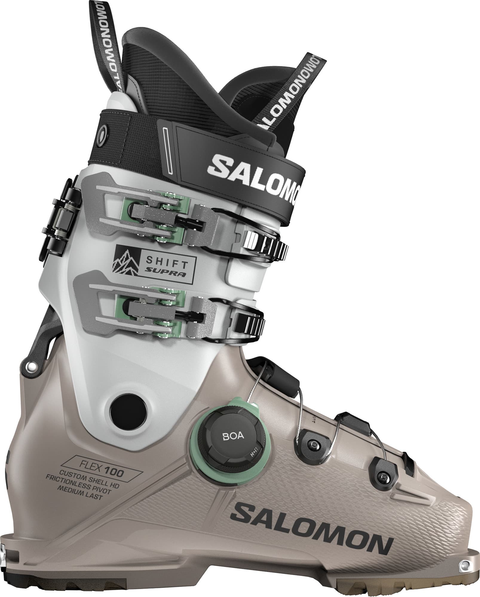Salomon Salomon Men's Shift Supra Boa 100 GripWalk Roasted Cashew/Cool Gray 5/Shale Green