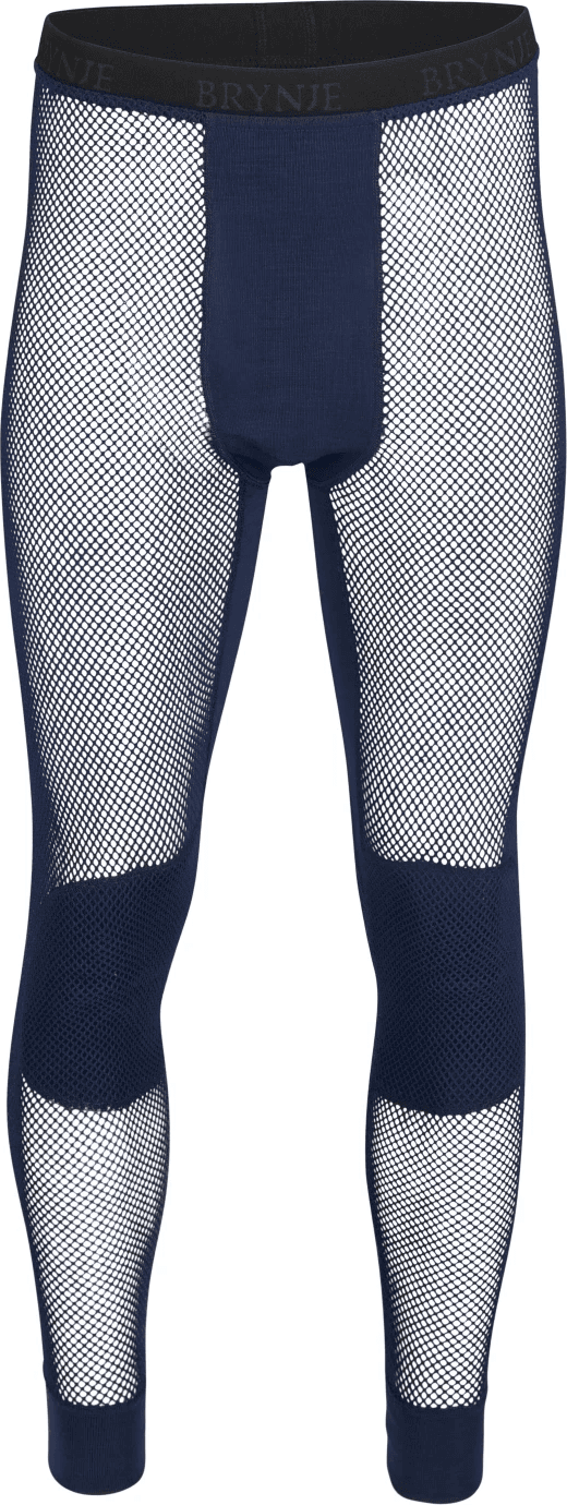 Brynje Brynje Unisex Super Thermo Longs with Inlay On Knee Navy