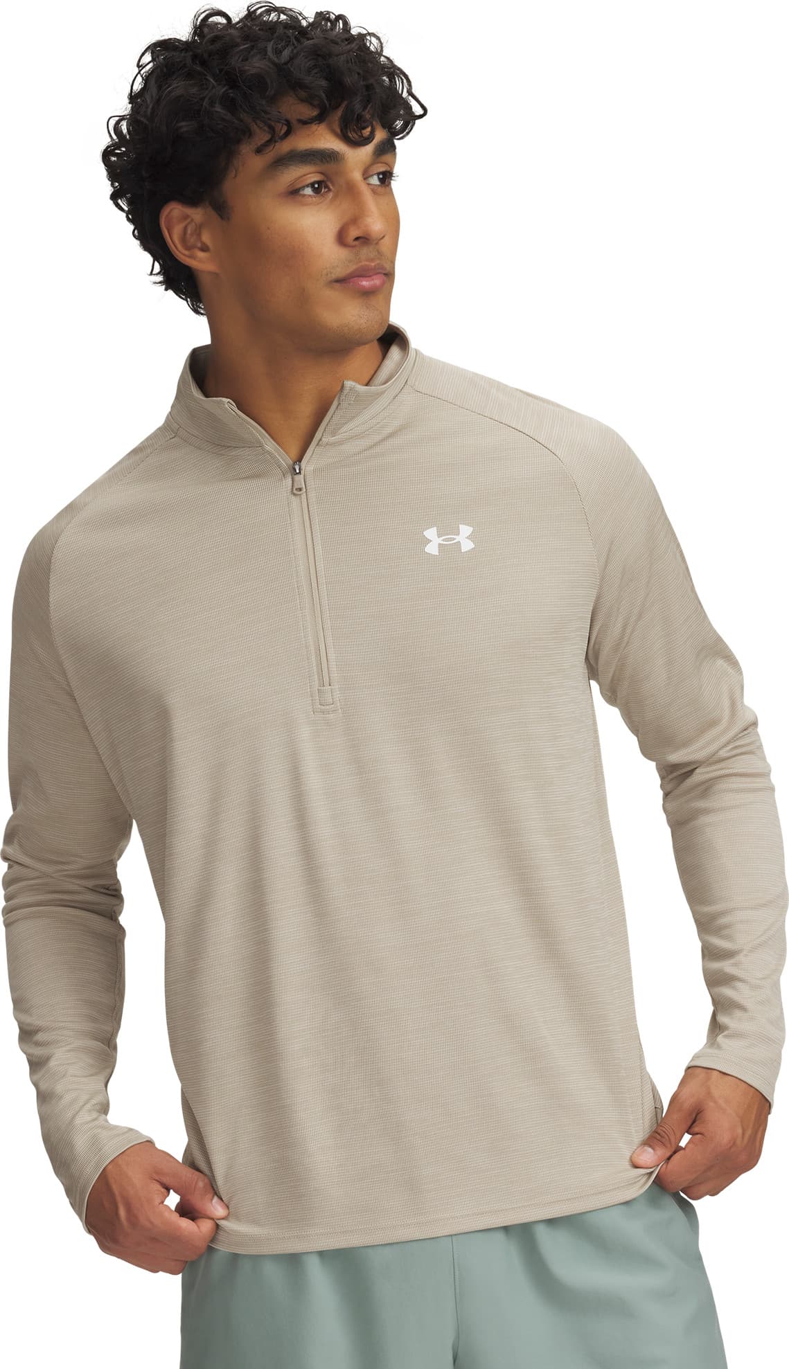 Under Armour Under Armour Tech Textured 1/2 Zip City Khaki