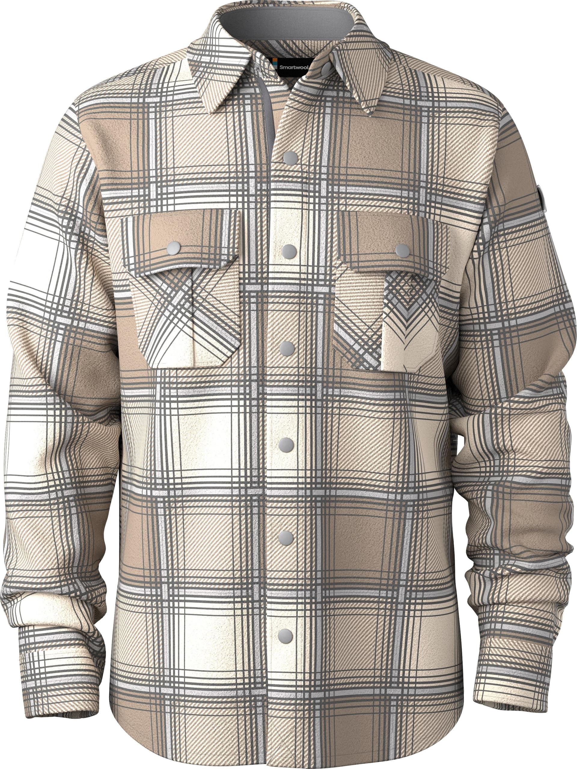 Smartwool Smartwool Men's Anchor Line Shirt Jacket Almond Plaid