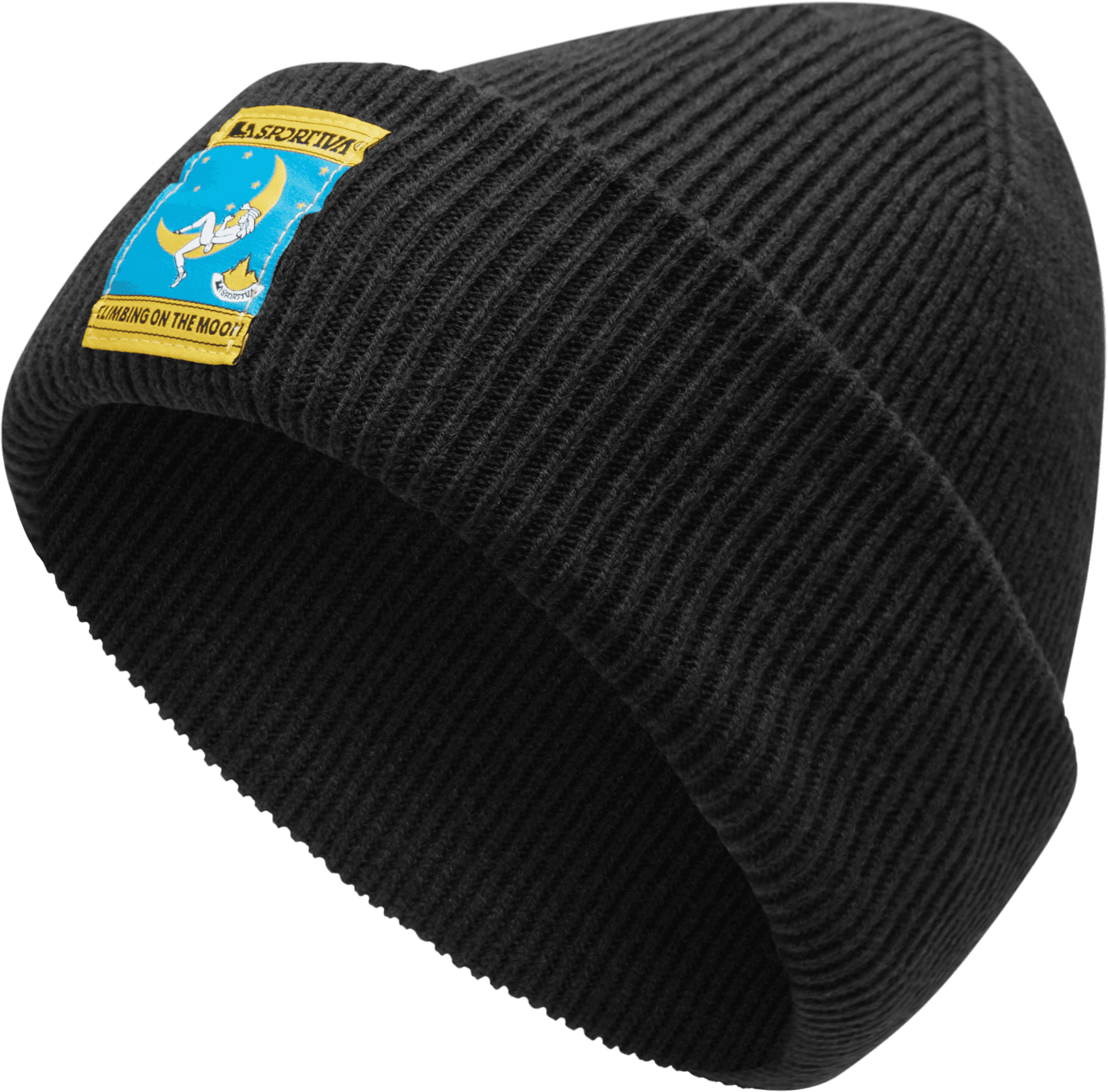 La Sportiva La Sportiva Climbing On The Moon Beanie Nero/Giallo