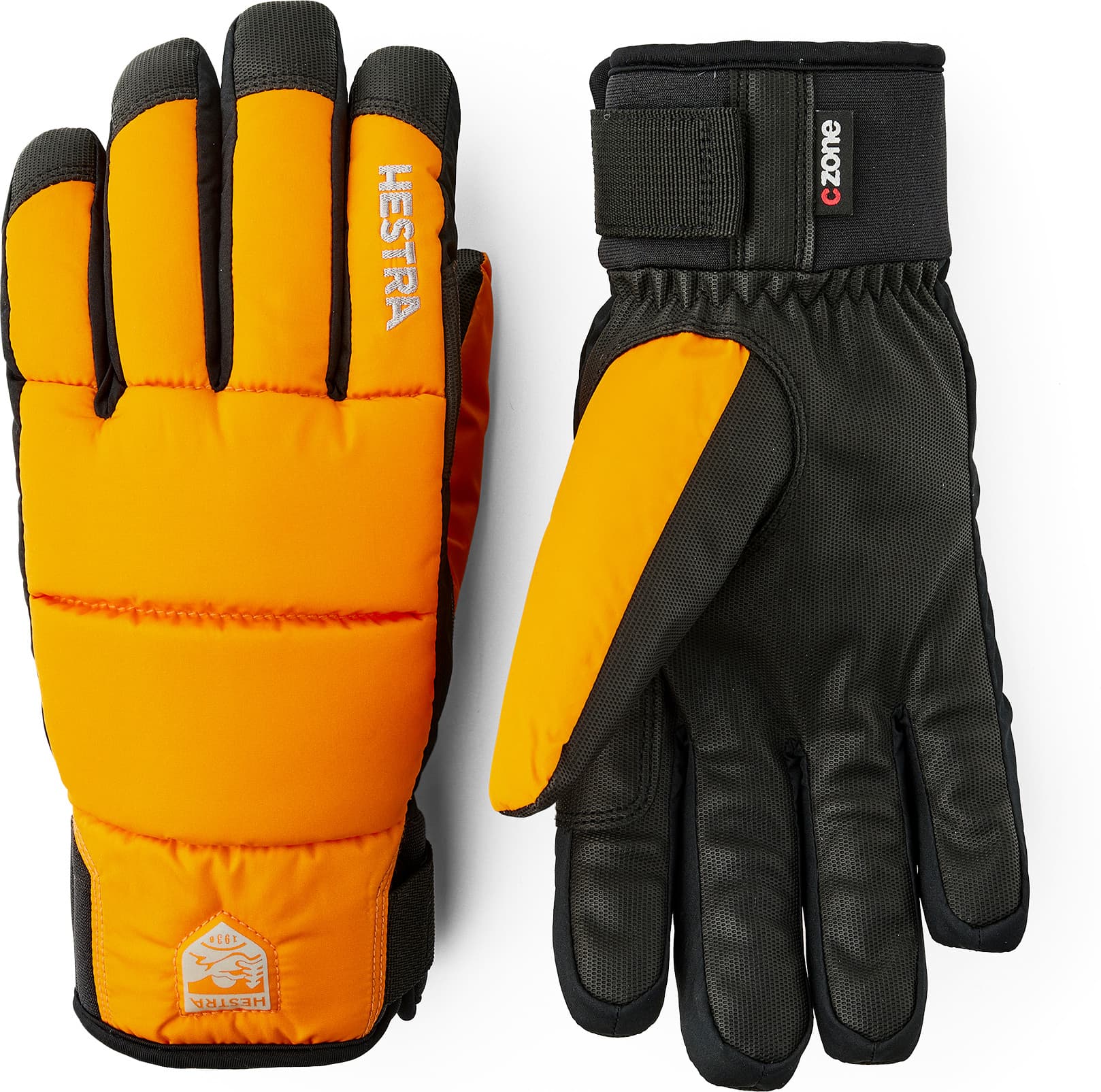 Hestra Hestra Czone Frost Primaloft - 5 Finger Orange