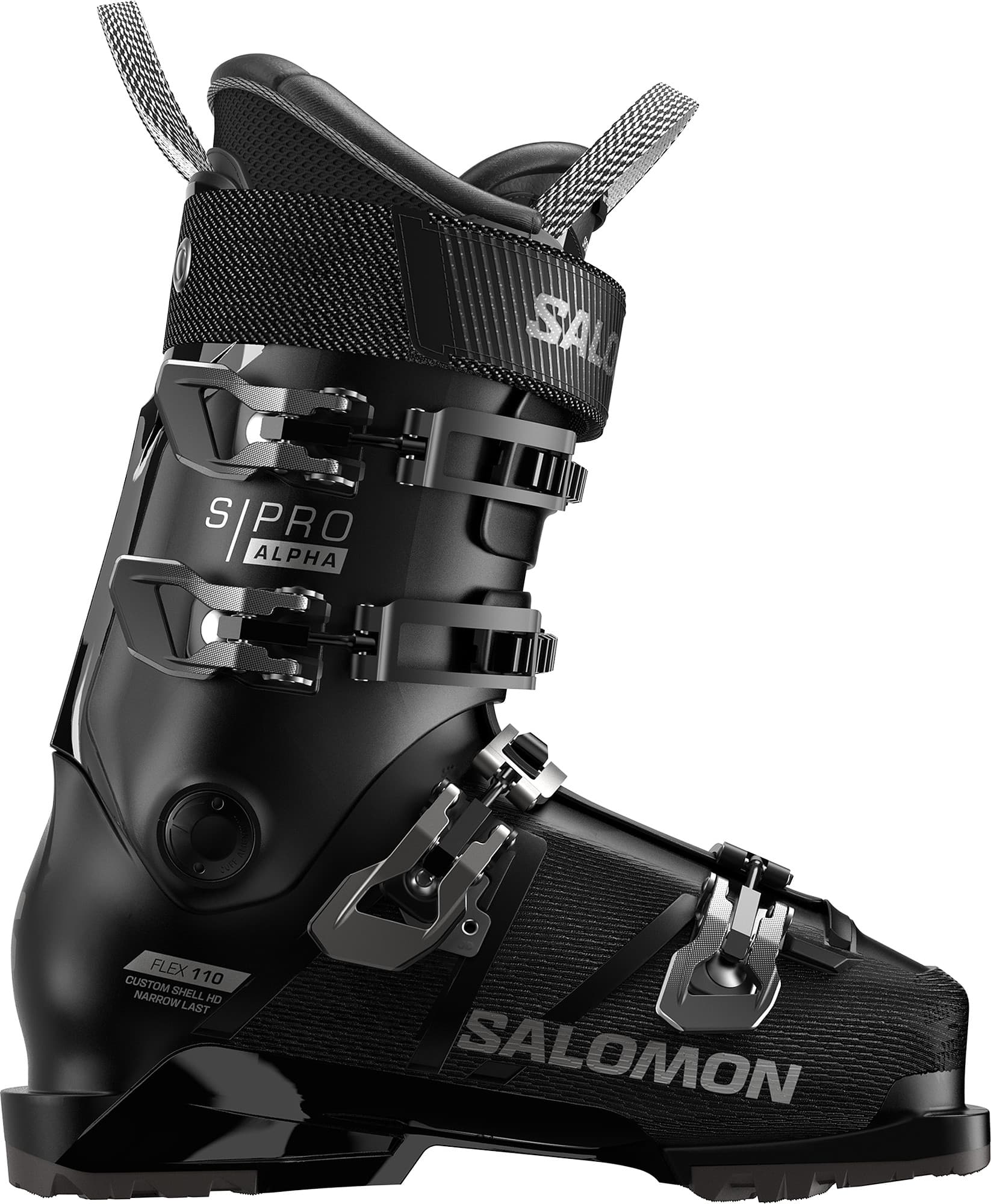 Salomon Salomon Men's S/Pro Alpha 110 Black/Dark Grey Met./Black