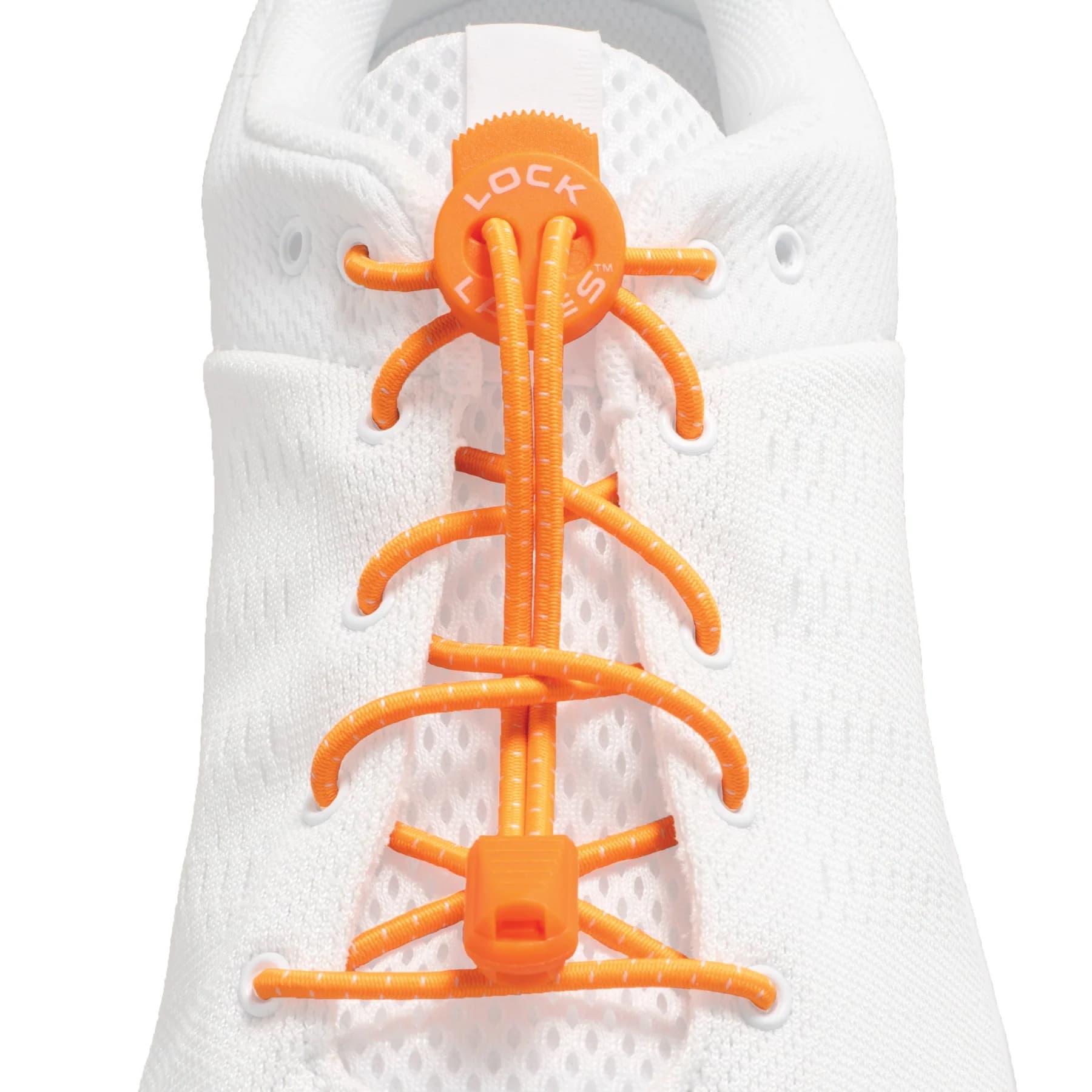Lock Laces Lock Laces No Tie Shoelaces Orange