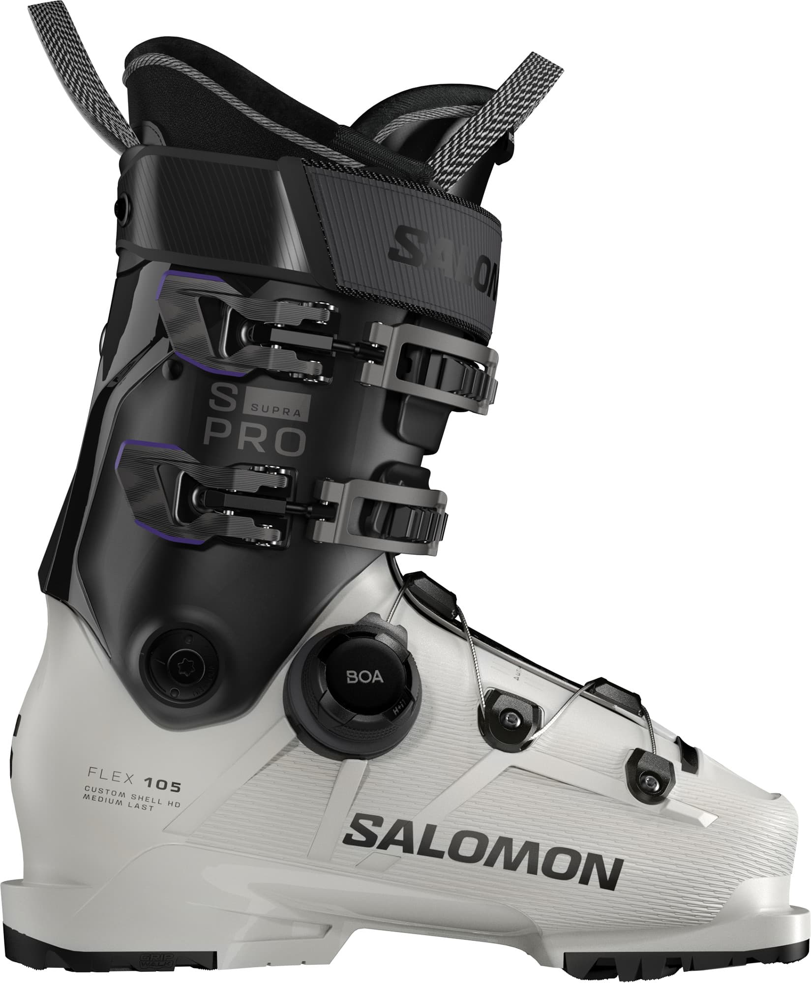 Salomon Salomon Women's S/Pro Supra Boa 105 Gripwalk Gray Aurora/Black/Black