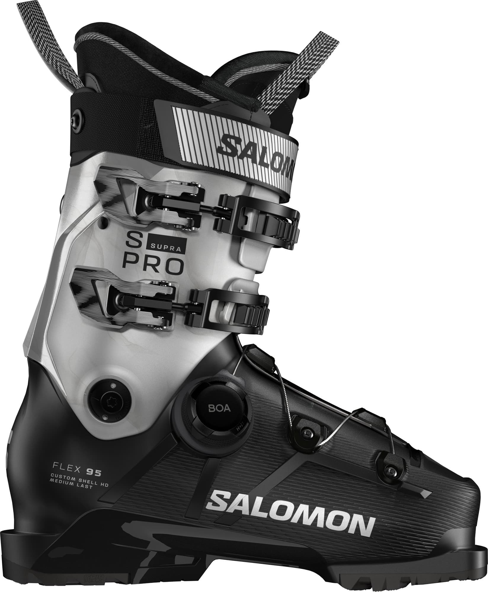 Salomon Salomon Women's S/Pro Supra Boa 95 Black/Silver Met./Silver Met.