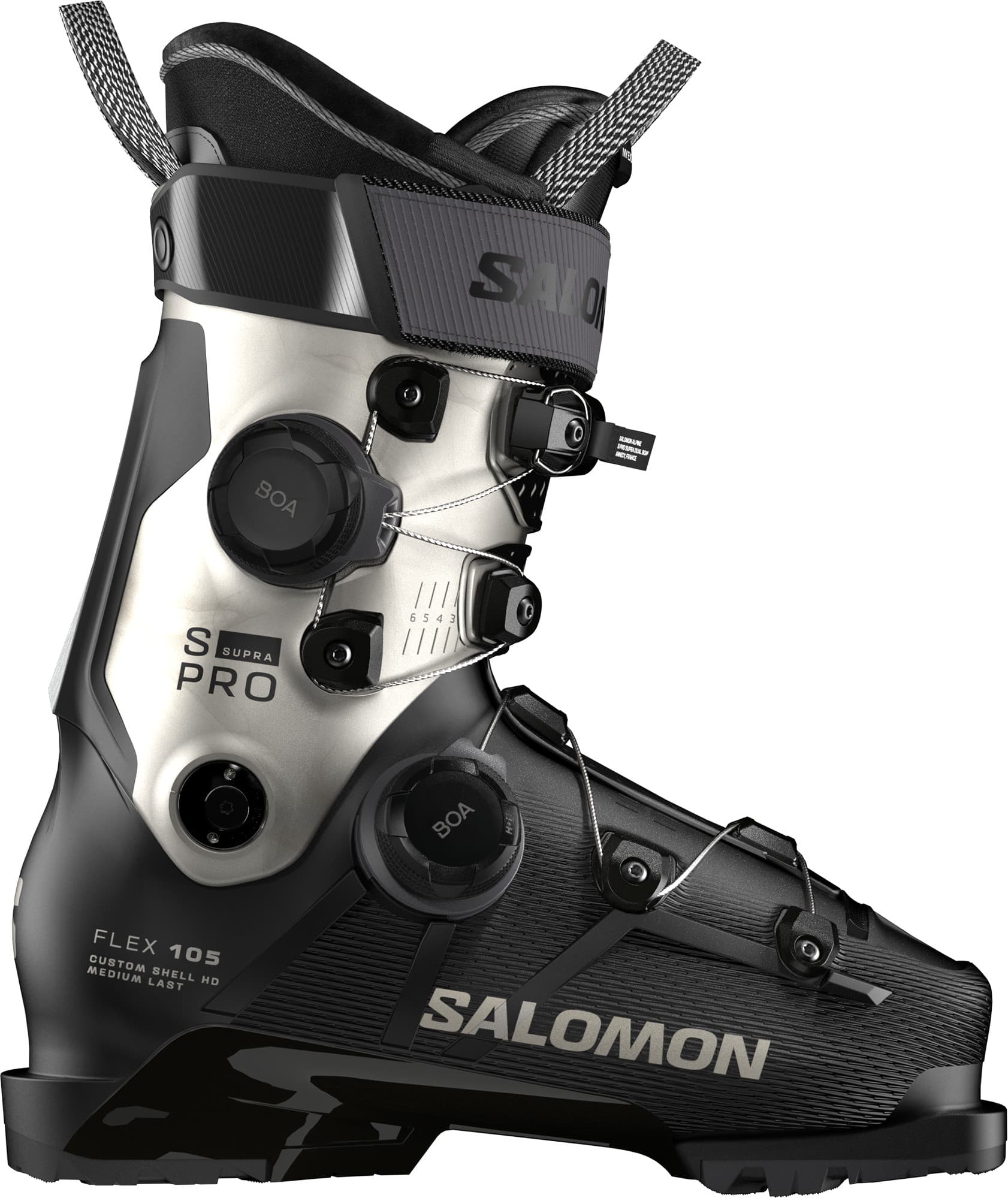Salomon Salomon Women's S/Pro Supra Dual BOA 105 Black/Light Bronze Met./Black