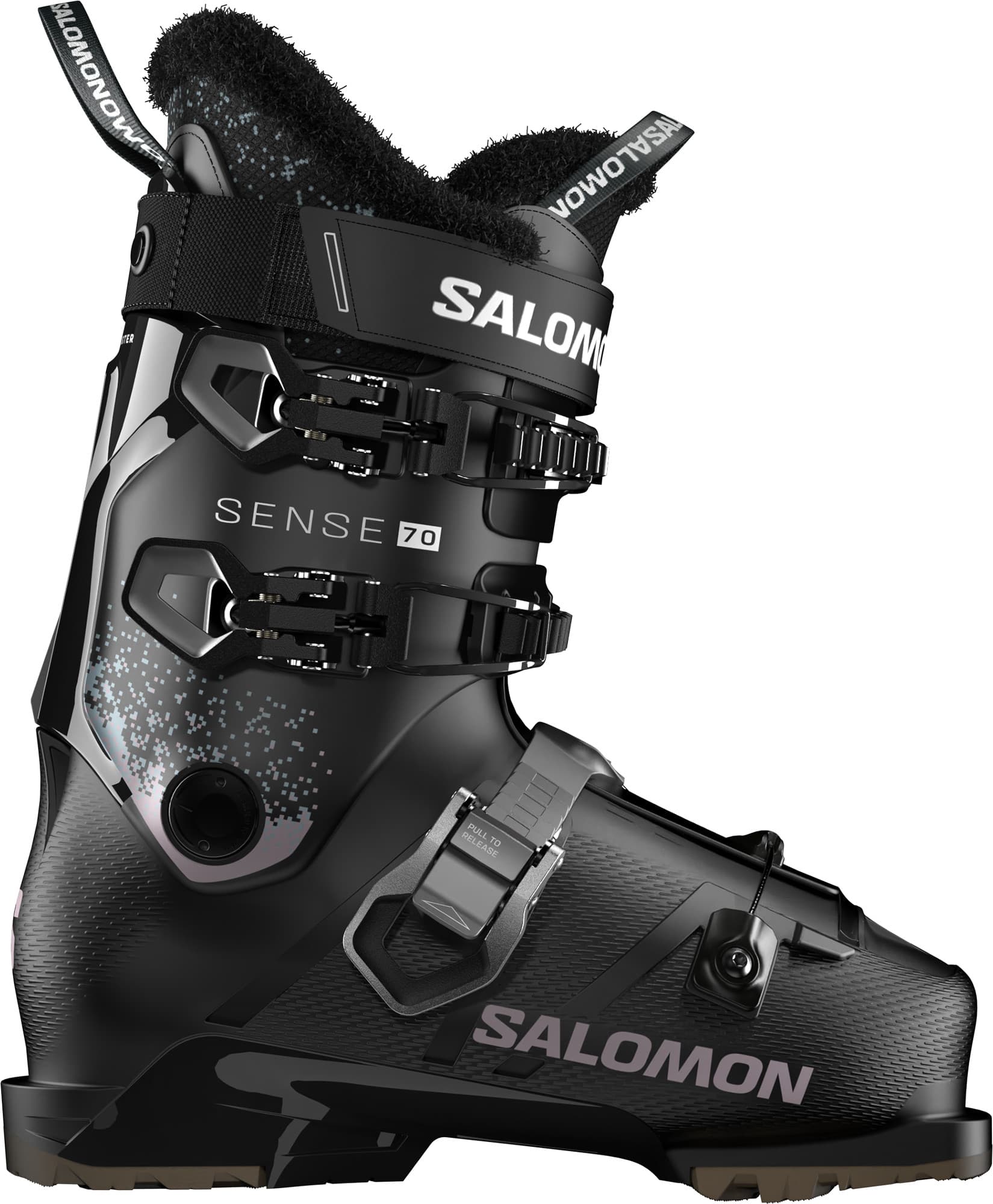 Salomon Salomon Women's Sense 70 GripWalk Black/Black/Oil Green