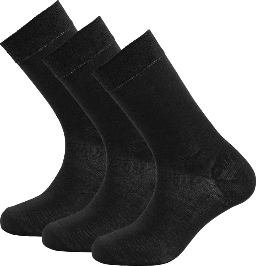 Devold of Norway Devold Men's Daily Merino Light Sock 3pk Black