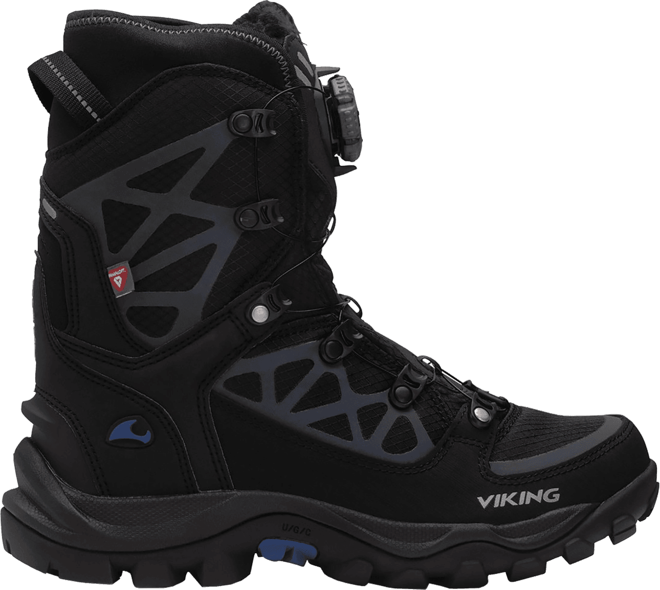 Viking Footwear Viking Footwear Unisex Constrictor III High Waterproof Boa Black/Silver